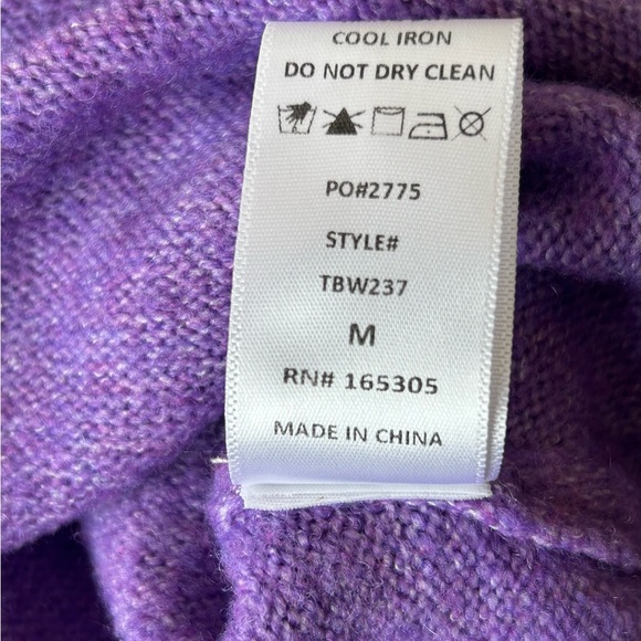 Things Between Piper Button Up Cardigan Purple Size Medium - Picture 13 of 15